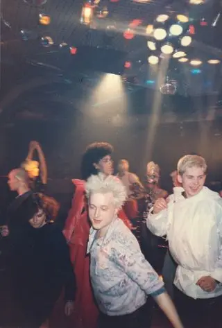 Jeffrey Hinton, Lanah Pellay and Richard dancing at Taboo