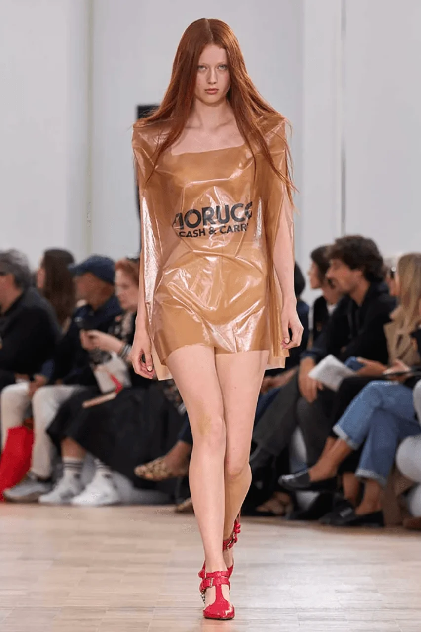 Plastic, fashion, nude, sheer, trend, mugler, natasha zinko, bottega veneta, mm6, ss25