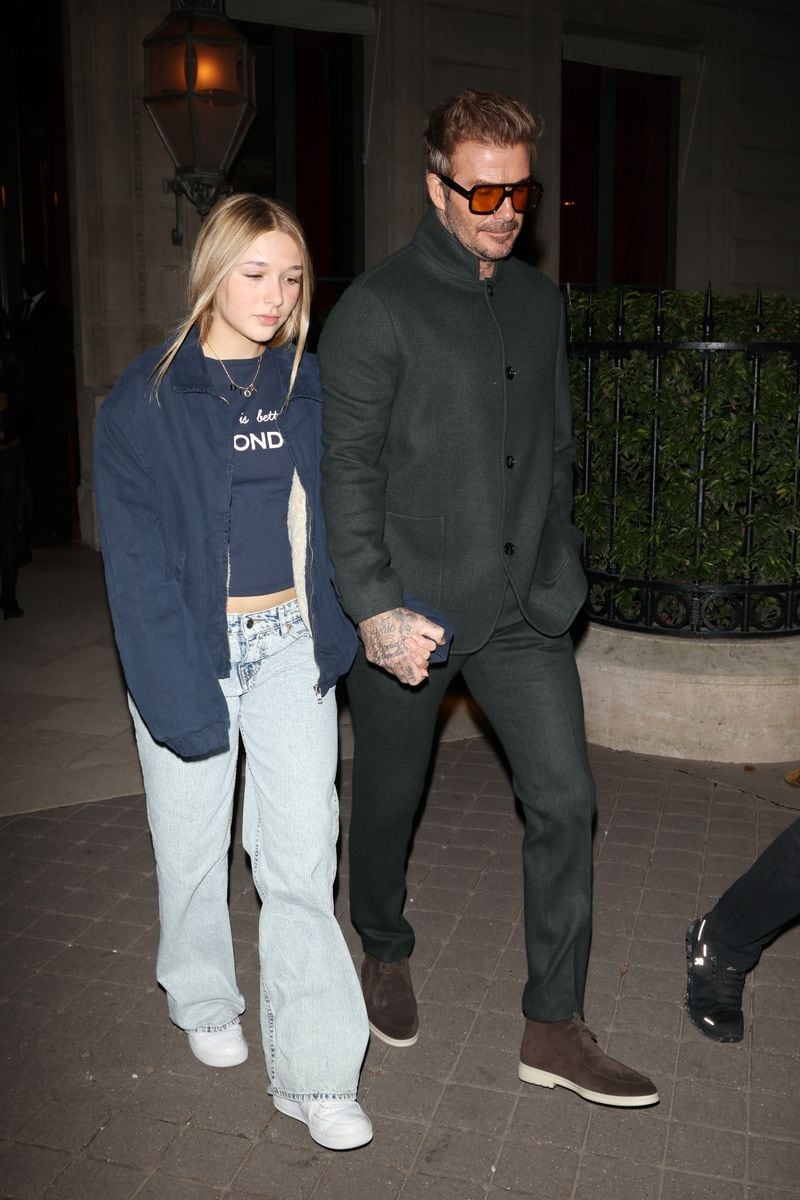 Some of Harper Beckham’s best Paris Fashion Week looks