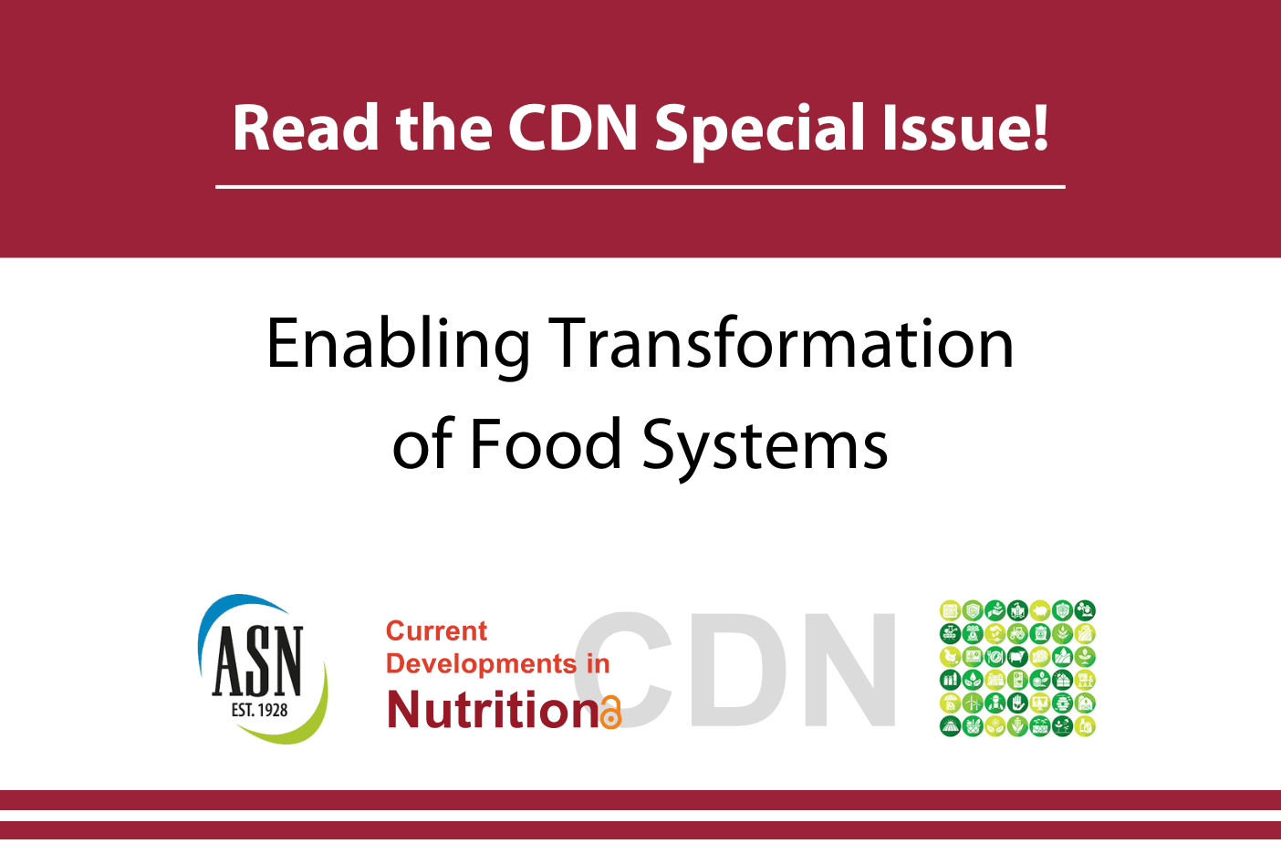 Current Developments in Nutrition Special Issue: Enabling Transformation of Food Systems – American Society for Nutrition