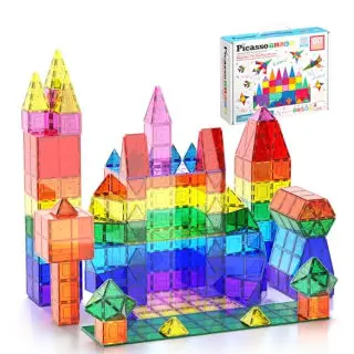 Magnetic Tiles (60 Pieces)