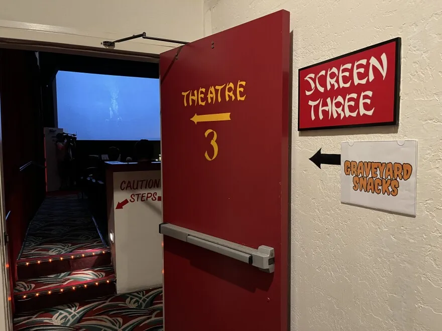 Silent films played on each theater's screen during the SLO Film Center's grand-opening.