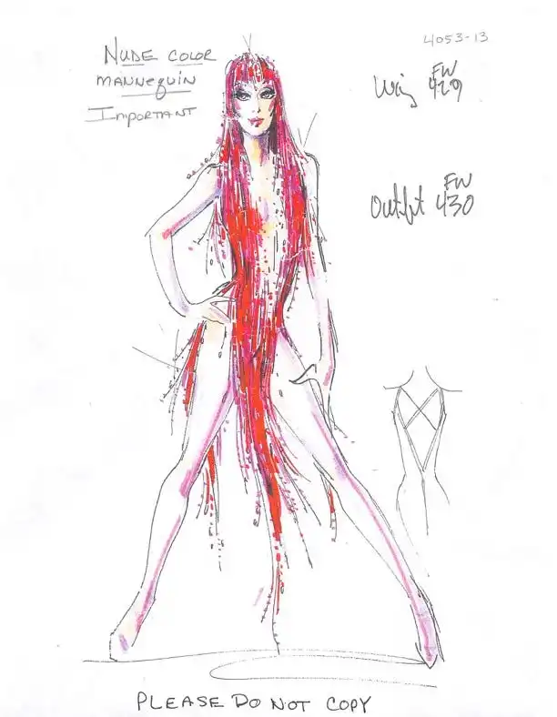 cher bob mackie look 1