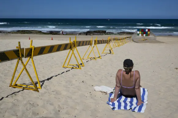 The northern end of Maroubra Beach is closed because of tar balls, but Randwick City Council is monitoring the situation at the southern end.