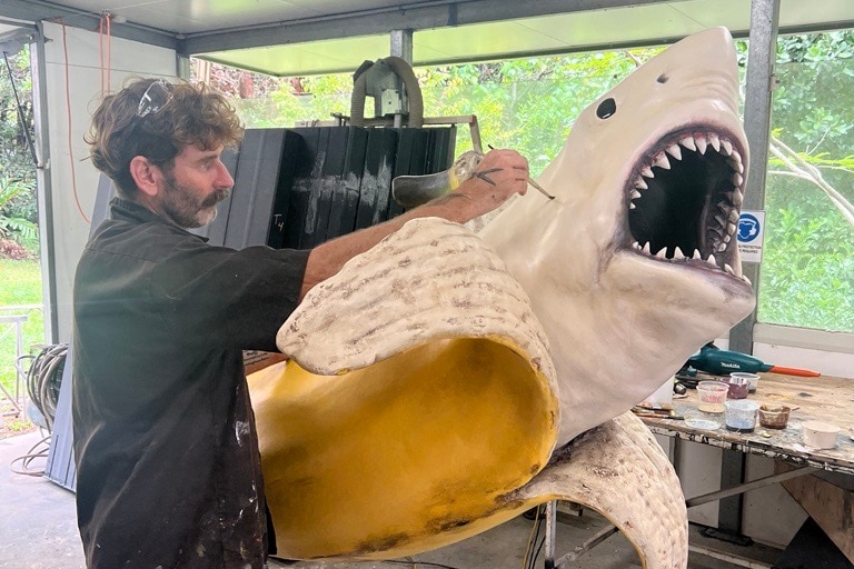 ‘A marriage between a shark and a banana’: This artist had one aim for his creation at Sculpture by the Sea