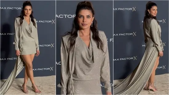 Latest news on October 18, 2024: Priyanka Chopra stuns at the Max Factor India launch in shimmering Stella McCartney outfit,