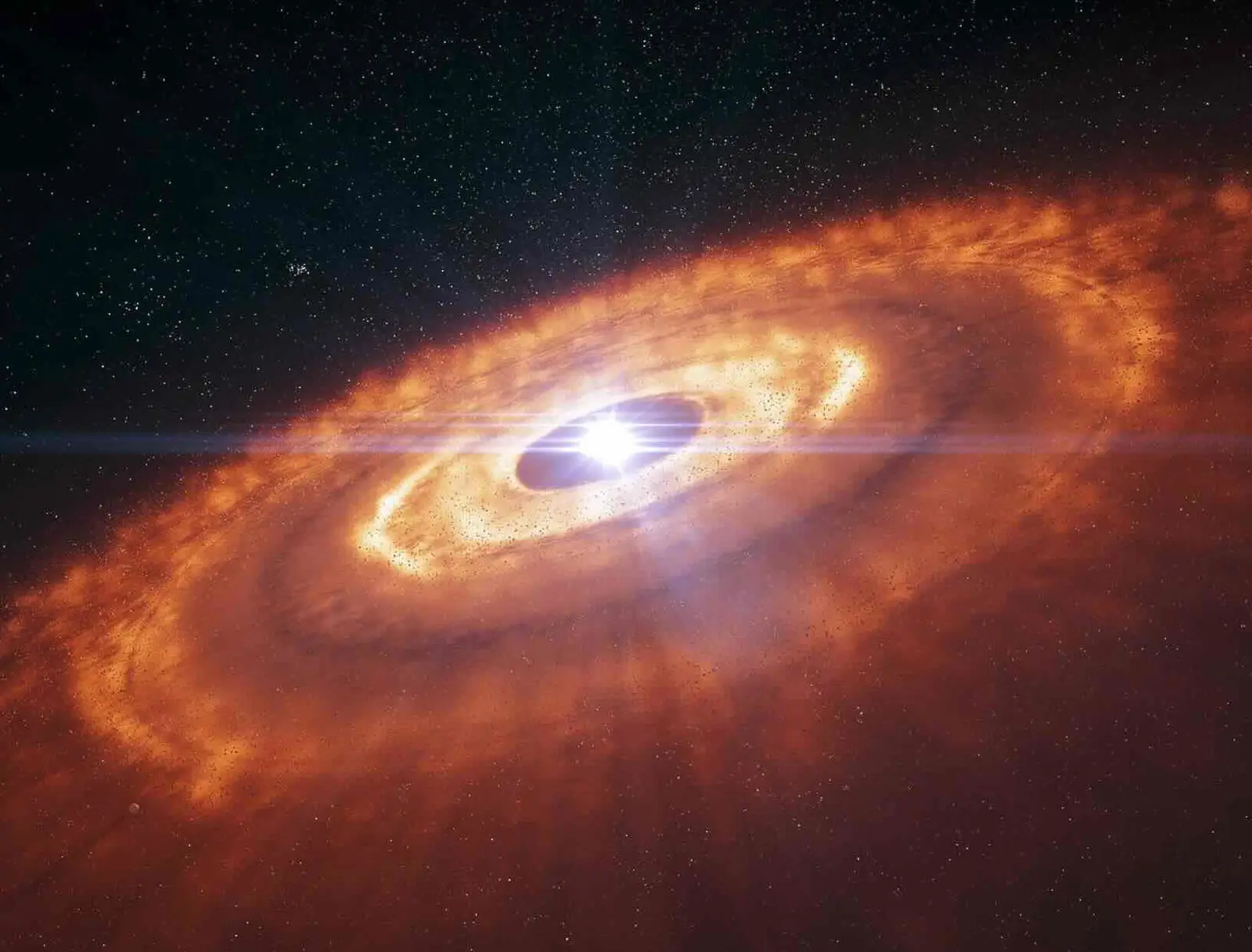 Webb protoplanetary disk