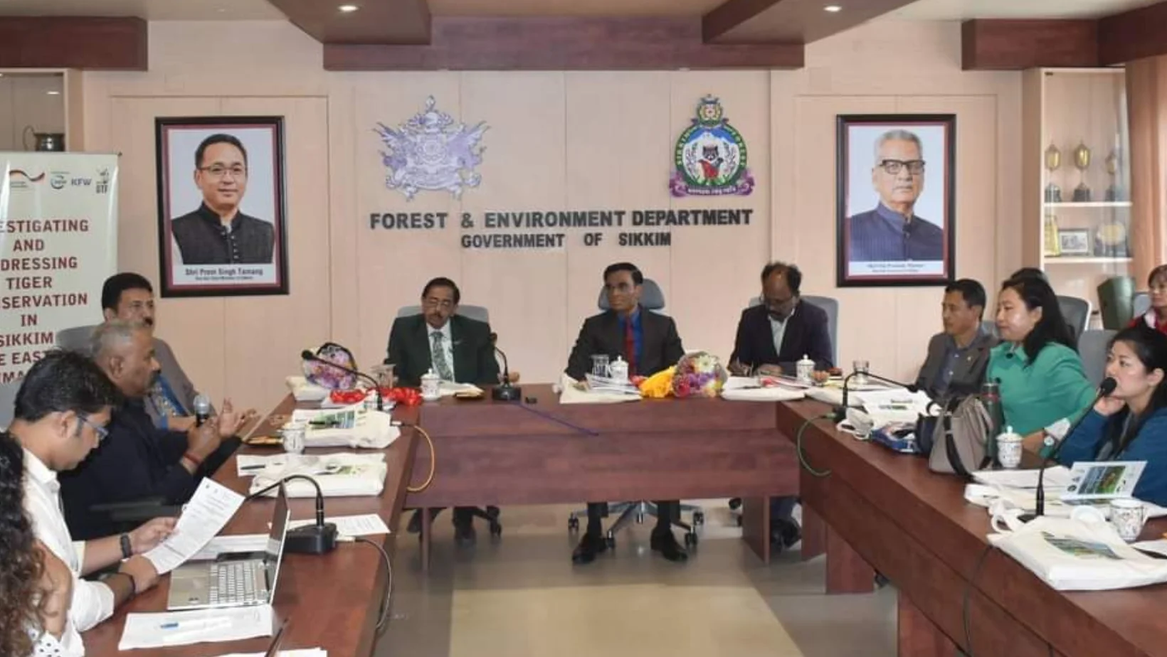 Sikkim Forest & Environment Dept and Global Tiger Forum Join Hands For Tiger Conservation In The State