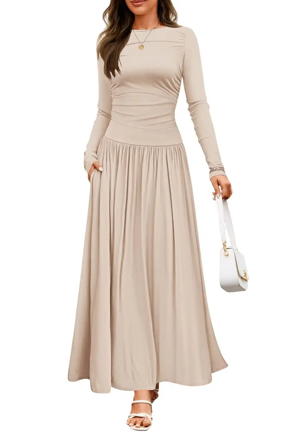 Women's Long Sleeve Maxi Dress