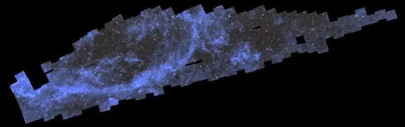 This mosaic made by ESA’s Euclid space telescope contains 260 observations collected in 2024. Image credit: ESA / Euclid / Euclid Consortium / NASA / CEA Paris-Saclay / J.-C. Cuillandre / E. Bertin / G. Anselmi.