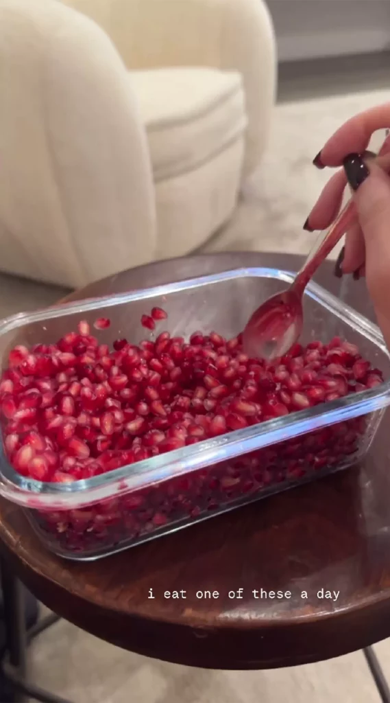 Kylie Jenner’s Daily Fruit Fix: The Pomegranate Powerhouse