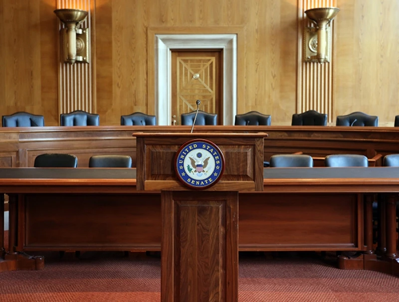 United States Senate committee hearing room