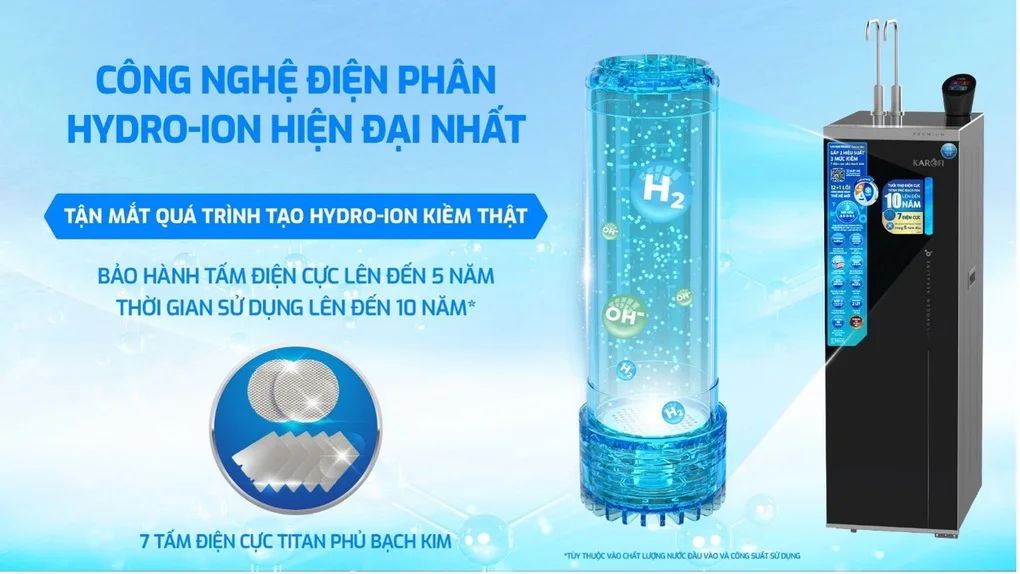 Ưu điểm của máy lọc nước Hydro-ion kiềm Karofi KAE-S88 Promax thế hệ mới - 1