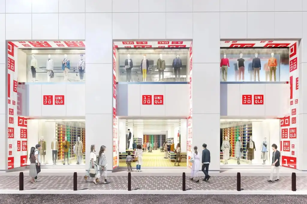 The new store, scheduled to open October 25, is in Shinjuku, one of the busiest commercial districts in Japan. Photo: Uniqlo