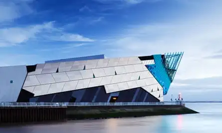 The Deep, Hull’s aquarium: an angular modern building on the edge of docks