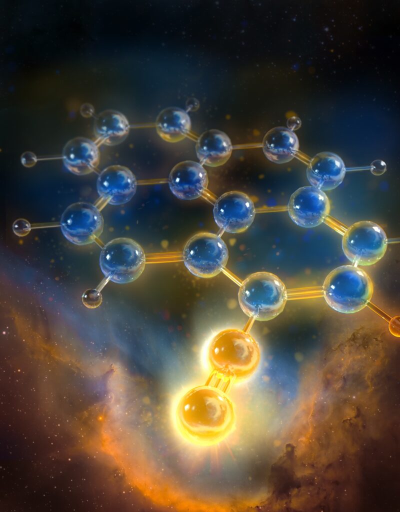 New space molecule largest ever detected using radioastronomy