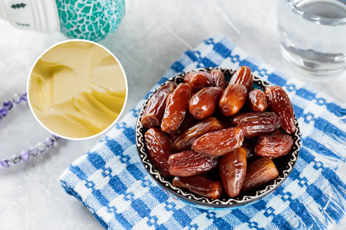 Medjool dates and butter