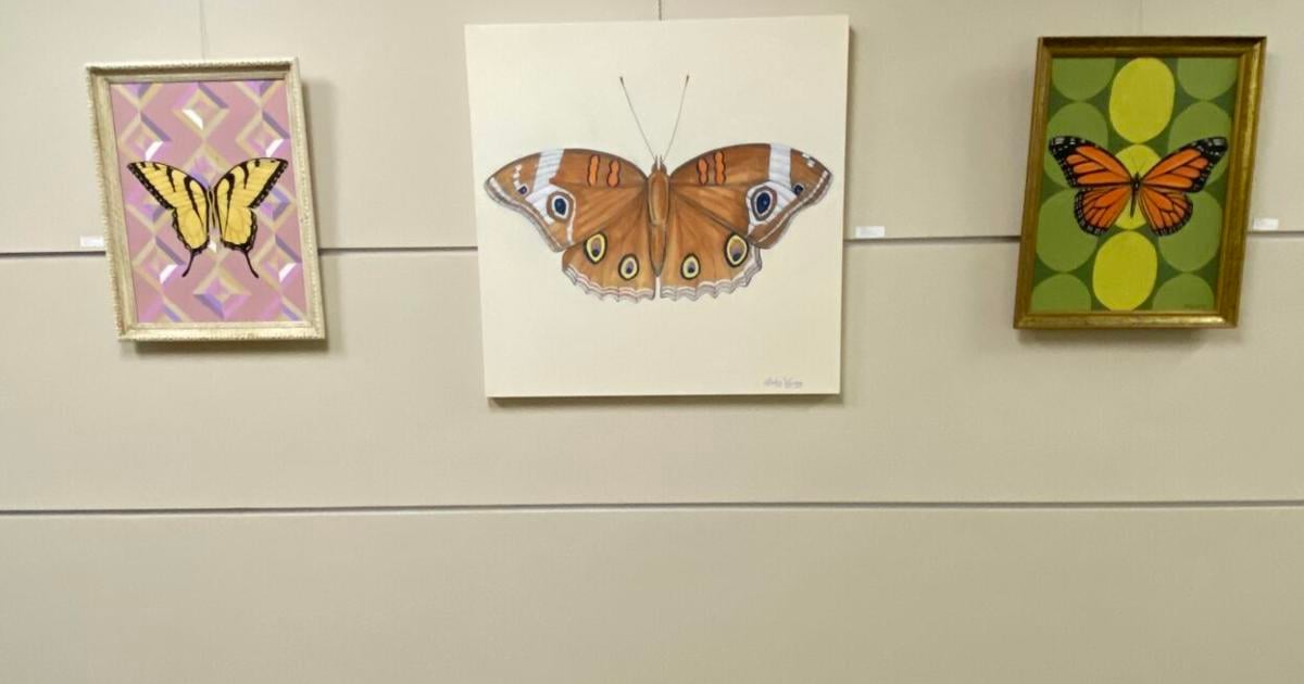 Kokomo artist displays pollinator art in Library’s Main Branch