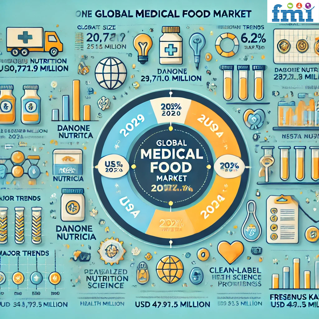 Global Medical Food Market to Reach USD 49,913.5 Million by 2034, Driven by 6.2% CAGR , Inc.