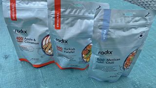 Radix Nutrition backpacking meals review: the haute cuisine of rehydrated sachet food