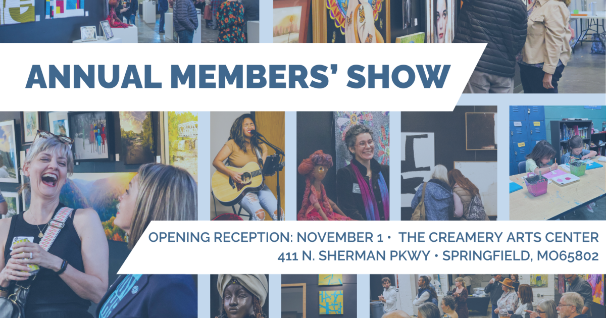 Springfield Regional Arts Council’s Annual Members’ Show opens Friday at The Creamery Arts
Center