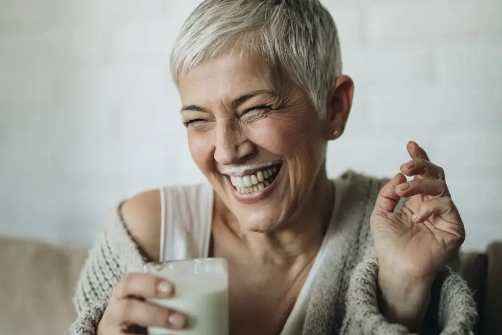 Dairy products are considered bone-friendly food - perfect for women going through menopause. (Skynesher/Getty Images)