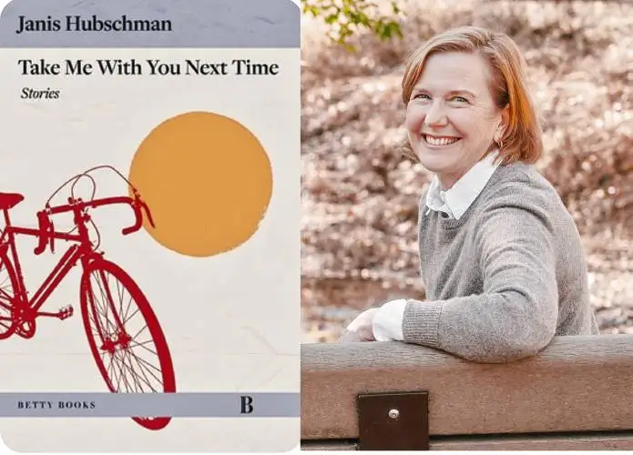 Odyssey Bookshop in South Hadley will host an author talk with Janis Hubschman, author of “Take Me With You Next Time: Stories,” on Tuesday, Nov. 12, at 7 p.m.