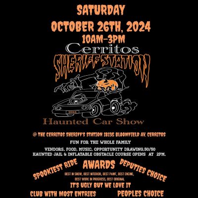 Cerritos Sheriff Station Haunted Car Show | 2024 | LA County, CA