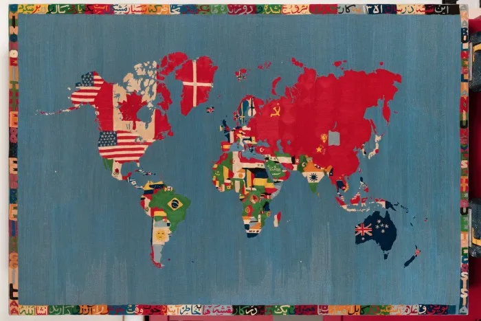 Mappa, 1972-73, by Alighiero Boetti