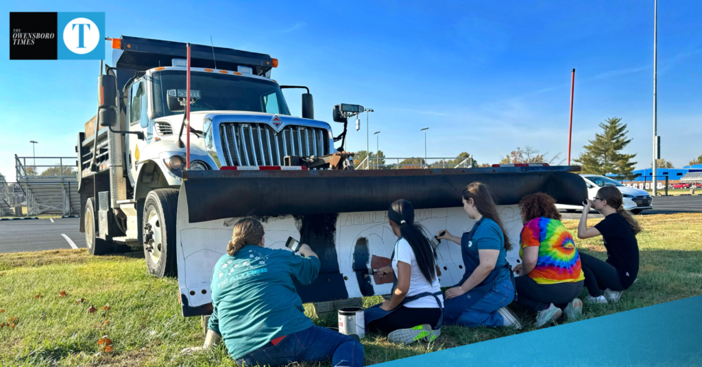 Apollo Art Club students get creative with artwork on Snowplow