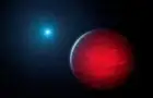 Illustration of a brown dwarf in a binary system