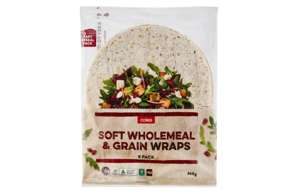 If you like a wrap, seek out options with a wholegrain base.