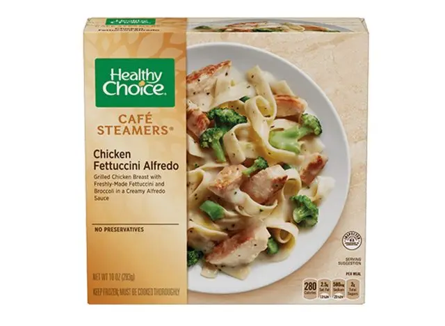 Healthy Choice Café Steamers Chicken Fettuccini Alfredo