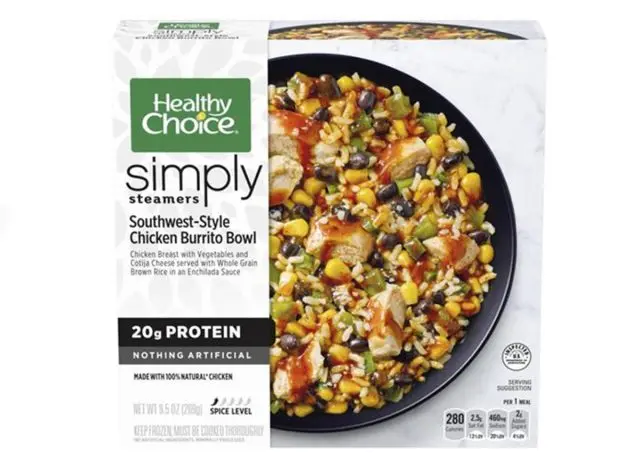 Healthy Choice Simply Steamers Southwest-Style Chicken Burrito Bowl