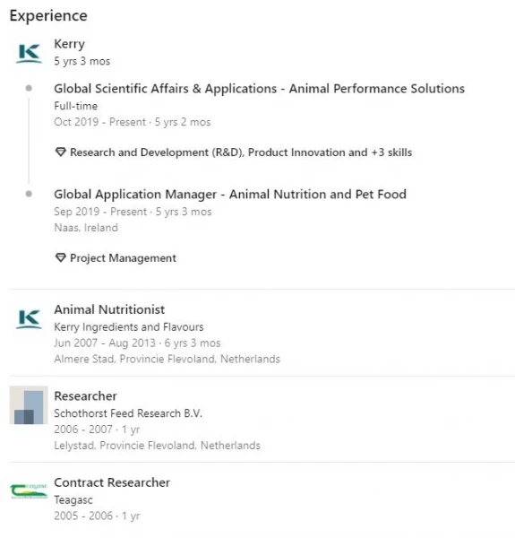 sara kerry cv