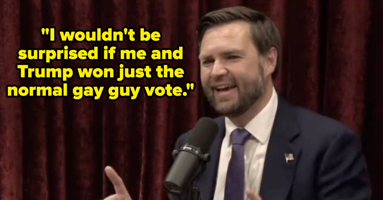 J.D. Vance Thinks “Normal Gay Guys” Will Vote For Him And Trump, And Yeah, That’s A Real Quote