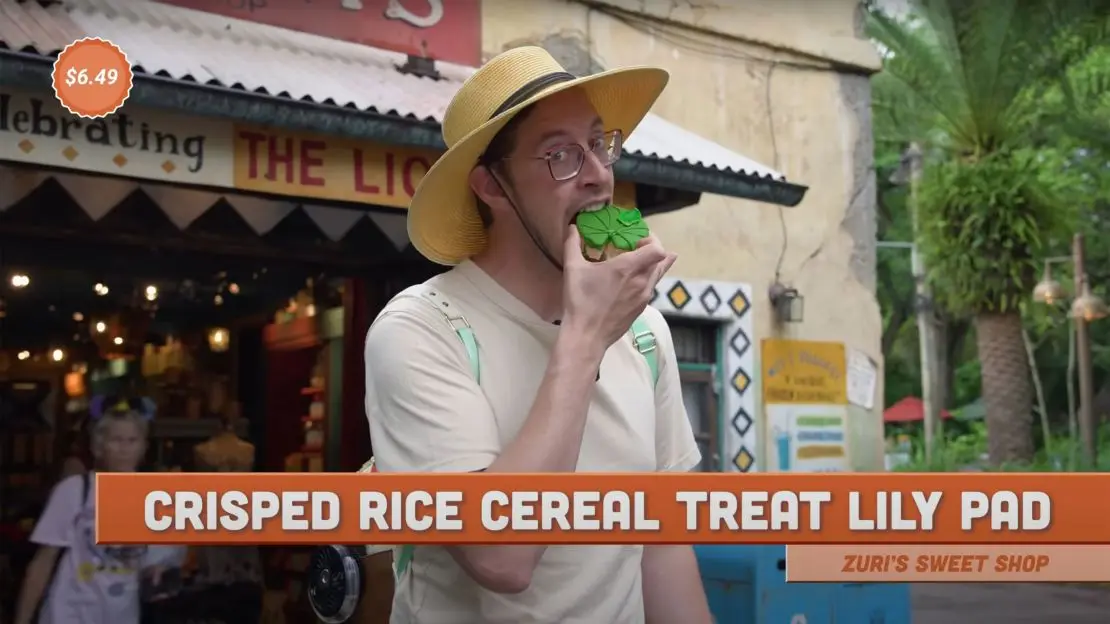 Keith Habersberger at Disney World's Animal Kingdom on 'Keith Eats Everything.'