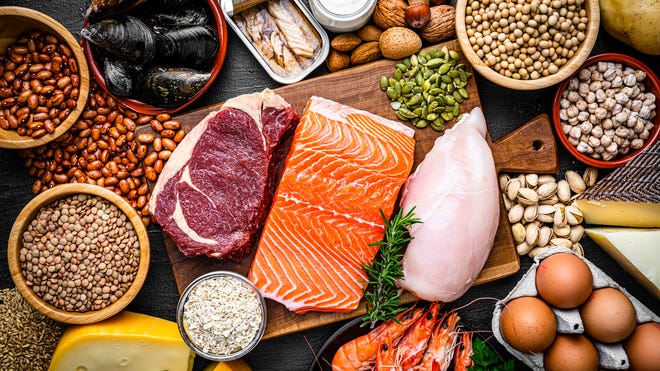 Building muscle requires a higher protein intake. But eating too much protein isn’t safe.