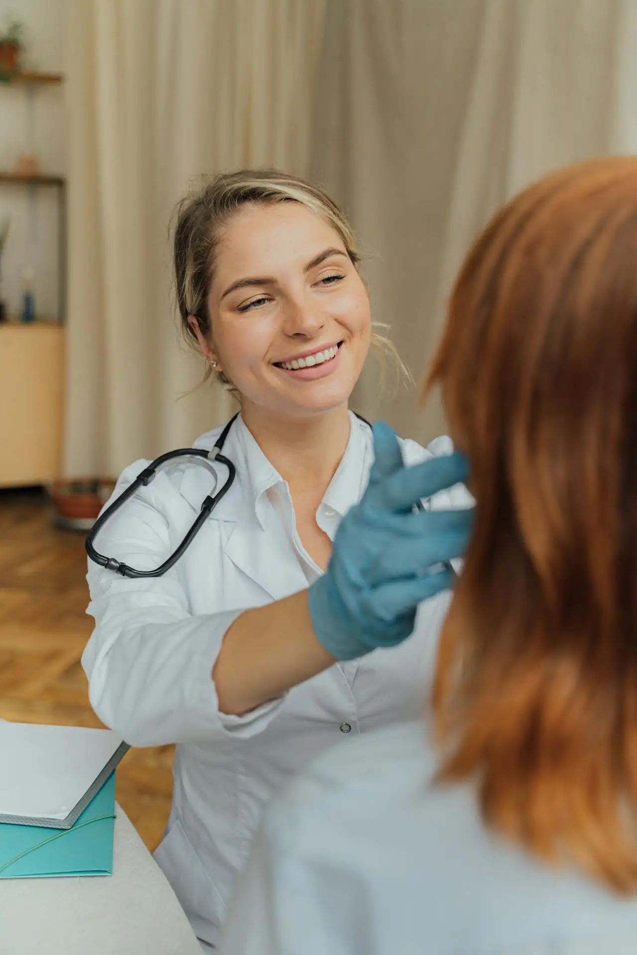 doctor with patient