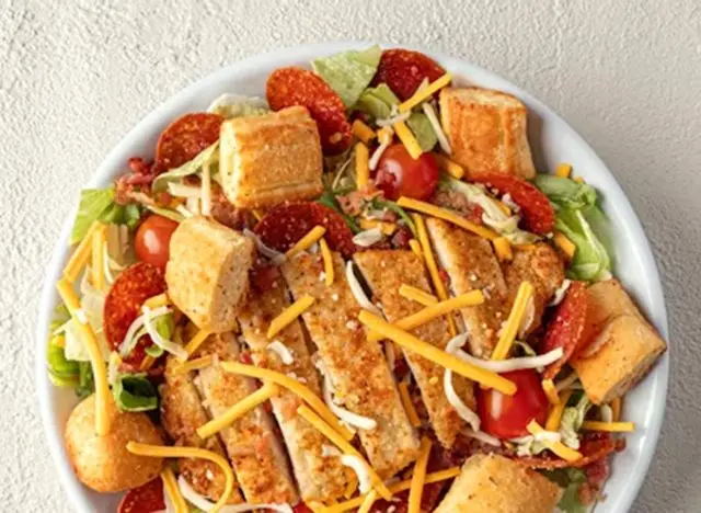 Fazoli's Crispy Chicken Bacon Ranch Salad 