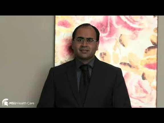 Dr. Amit Sachdev, Director of the Division of Neuromuscular Medicine at Michigan State University. 