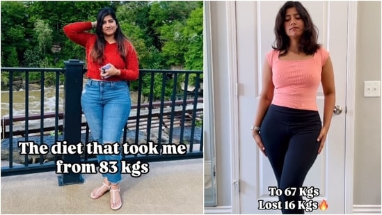 Woman who weighed 83 kg shares her full diet plan which helped her lose 16 kg