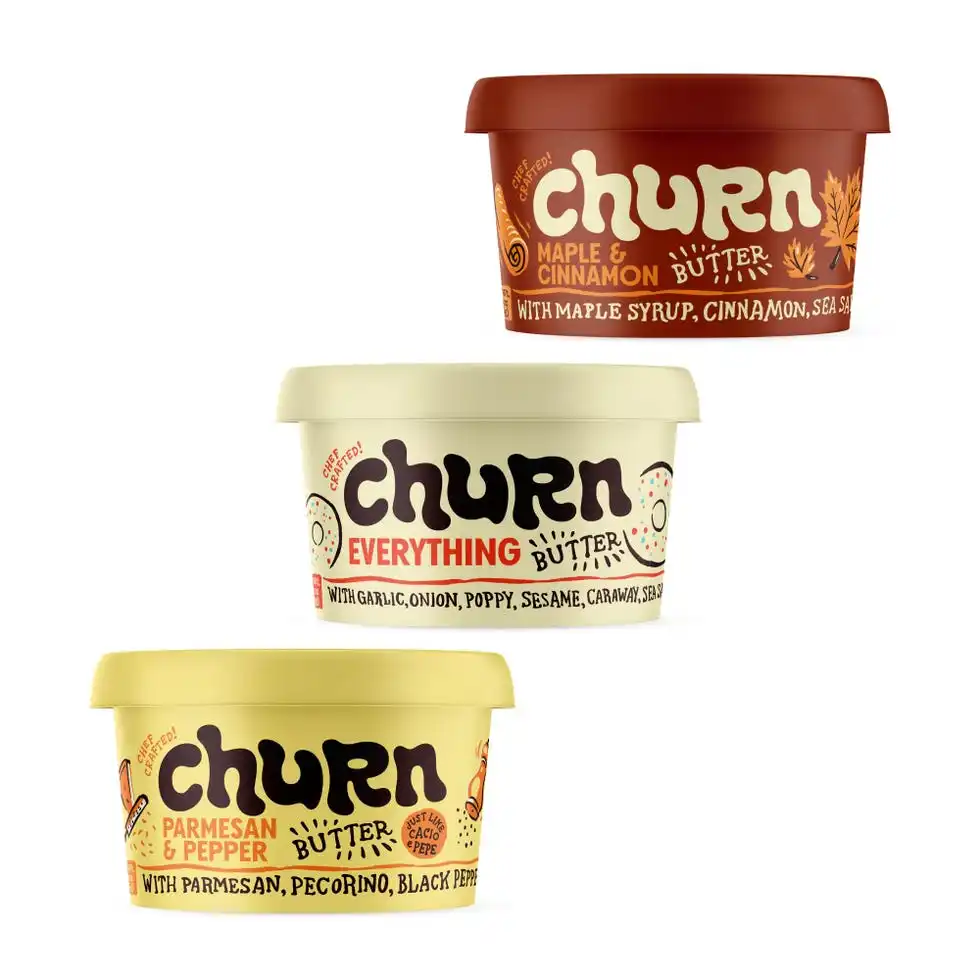 Churn Flavored Butter Sweet and Savory Variety Pack Churn Flavored Butter Sweet and Savory Variety Pack