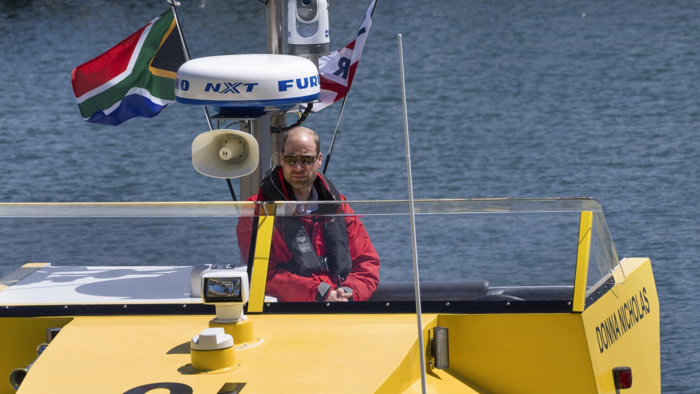 Prince William wraps up his South Africa trip with visit that reminded him of his rescue pilot days