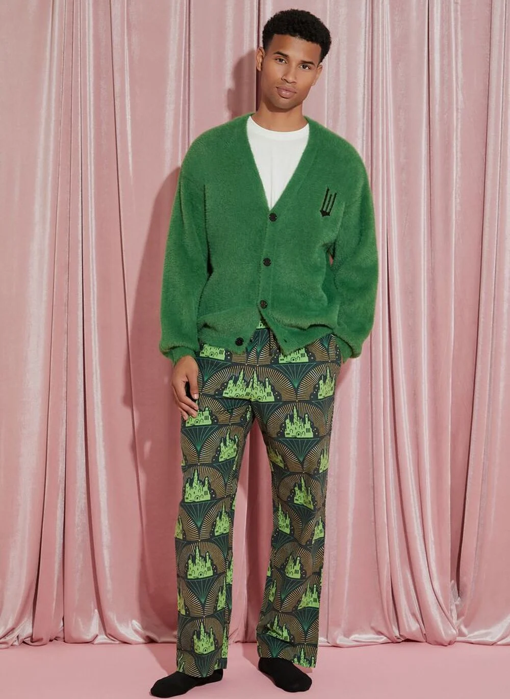 Forever 21 Wicked Emerald City Pajama Pants