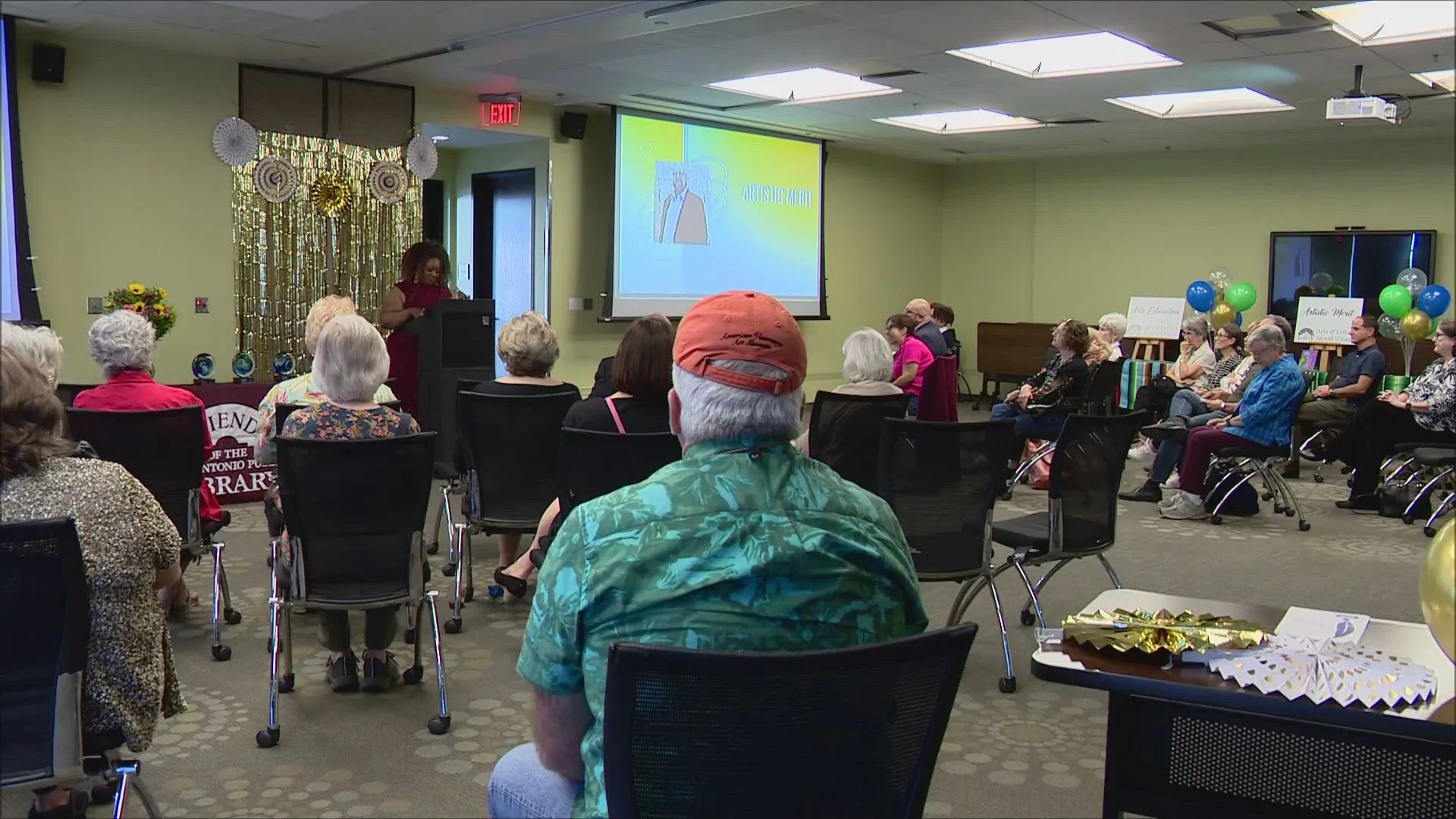 This year's awards held at Mission Branch Library, featured a variety of arts including visual arts, literature, music, performance and more.