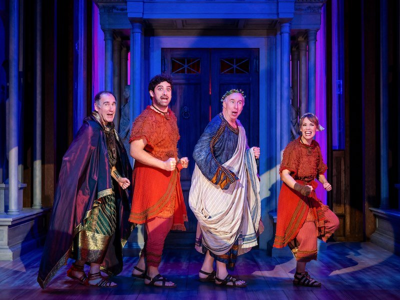 Hilarious things happen in Sondheim’s ‘A Funny Thing Happened on the Way to the Forum’ at Signature Theatre