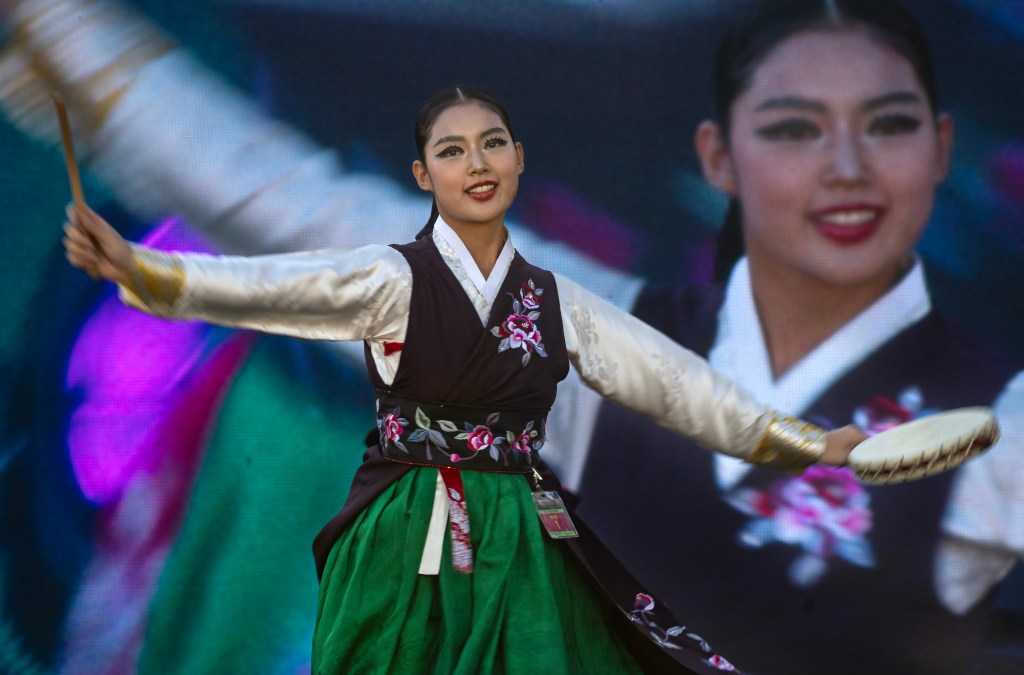 The Roar Cultural Festival celebrates traditional Korean music and arts in downtown Fullerton