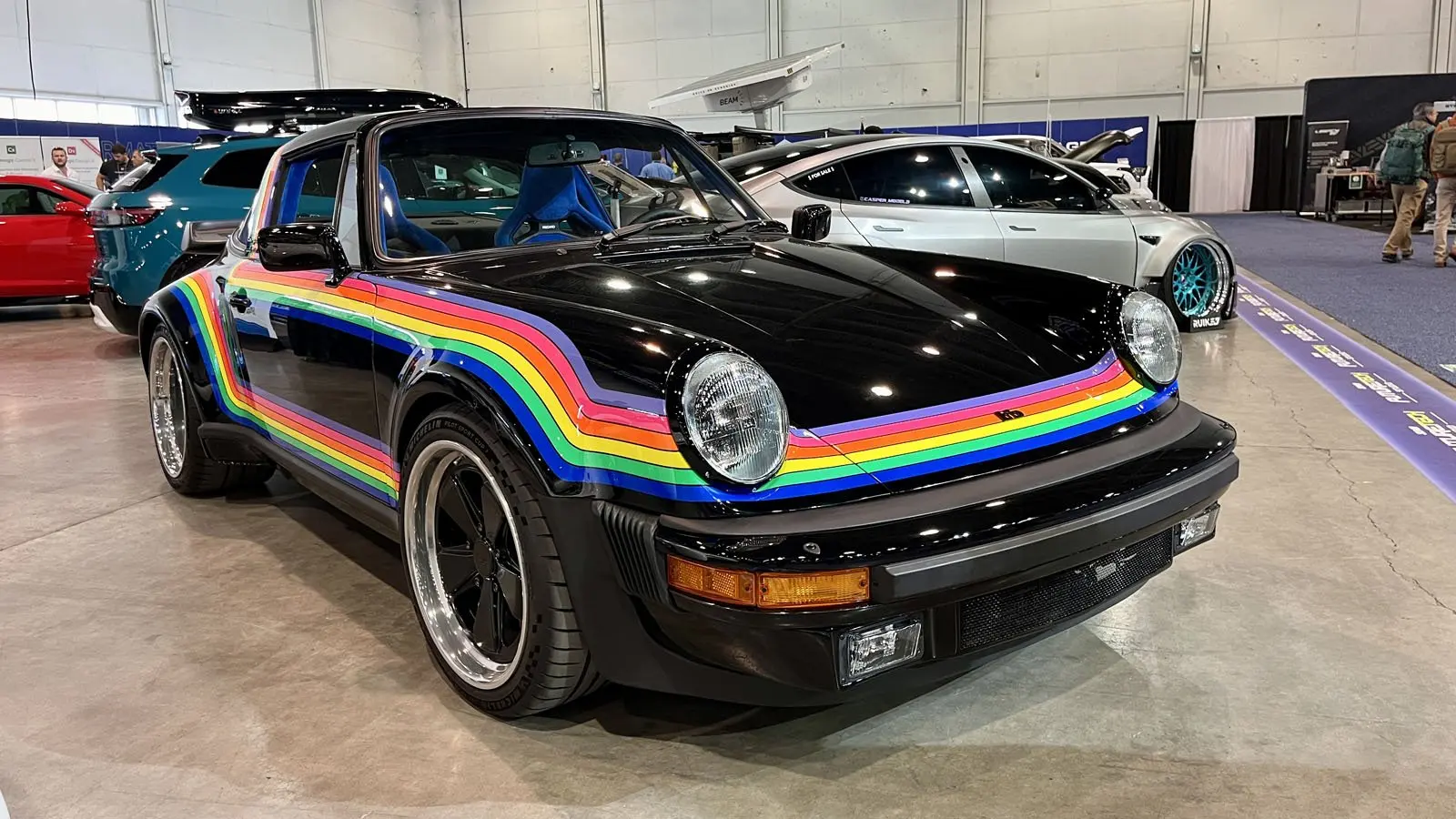 1986 Porsche 911 Targa Hybrid at SEMA Show 2024 | Photo: Germain Goyer