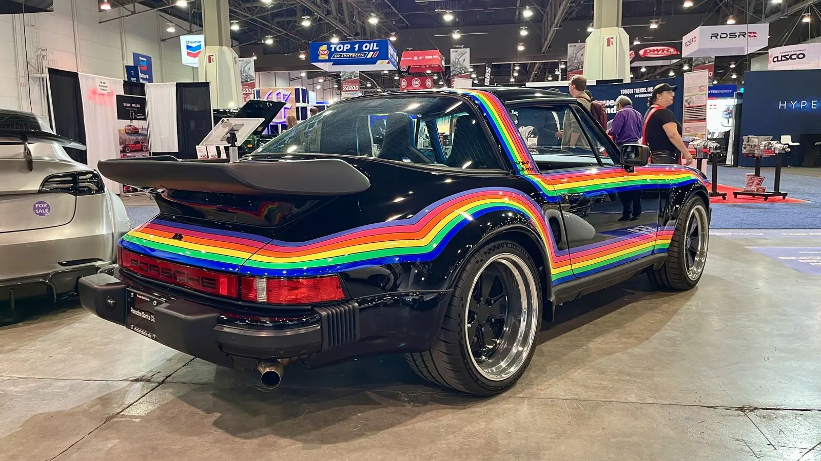 1986 Porsche 911 Targa Hybrid at SEMA Show 2024 | Photo: Germain Goyer